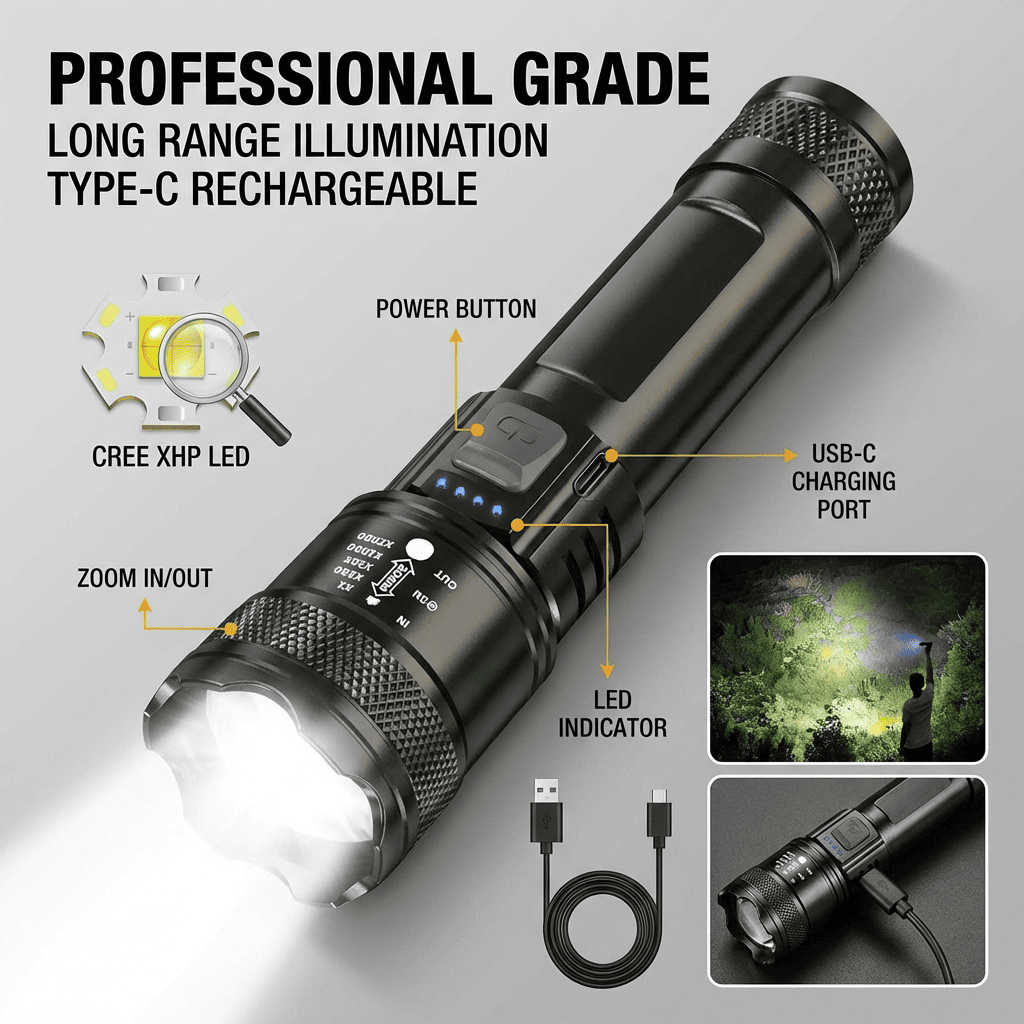 Gen 1:3 Tactical Flashlight